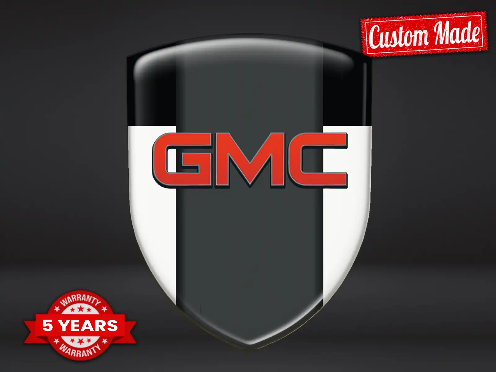 GMC Silikonsticker Hochwertig Professionell Anpassbar